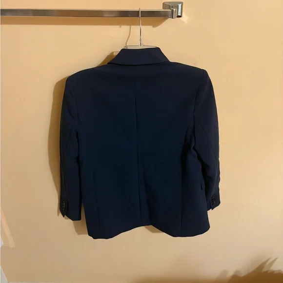 NWT Abercrombie & Fitch Classic Suiting Blazer in Navy - Picture 6 of 6